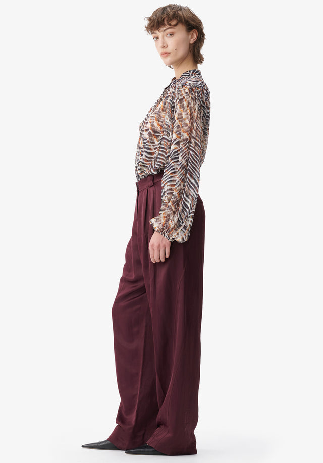 Blouse Baylin zebra shibori - It's simply chic. Featuring a flowy silhouette and wide sleeves,... - 3/6