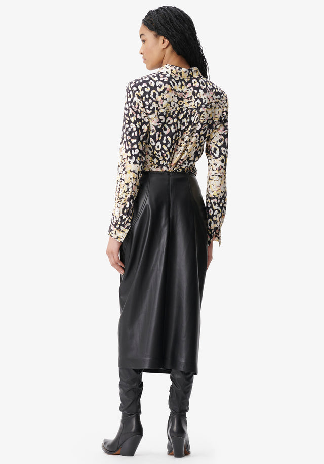 Blouse Bemar floral leo - A classic shirt blouse silhouette is given a new look... - 3/5