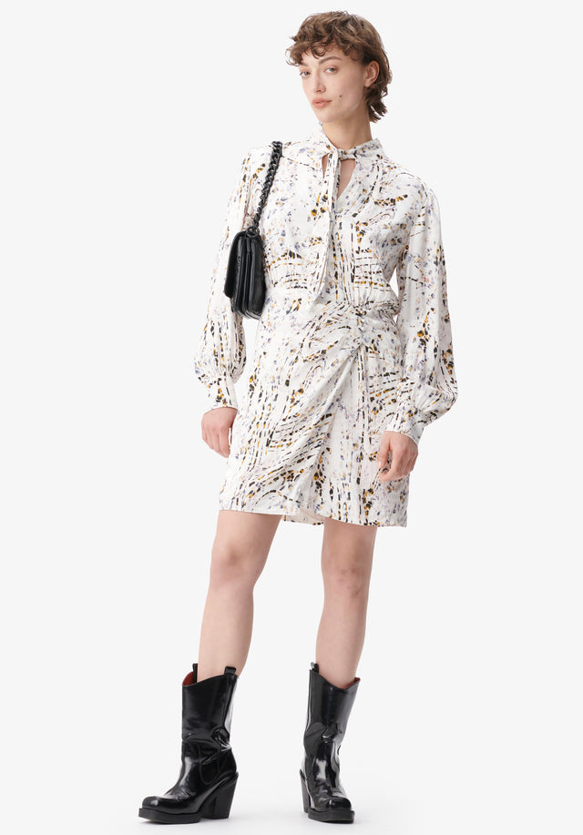 Dress Devrina stripy leo - It's a sophisticated shirt dress with a fresh and dynamic... - 1/5
