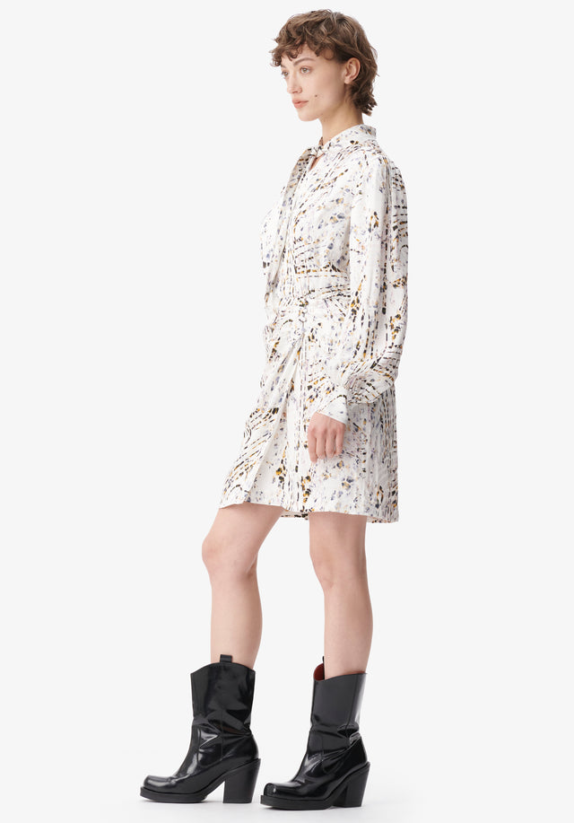 Dress Devrina stripy leo - It's a sophisticated shirt dress with a fresh and dynamic... - 2/5