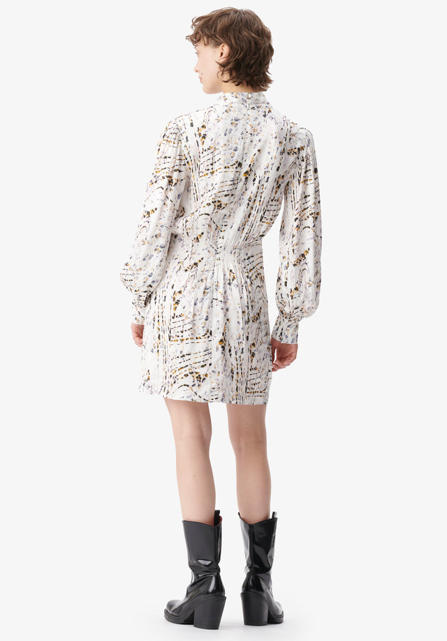 Dress Devrina stripy leo - It's a sophisticated shirt dress with a fresh and dynamic... - 3/5