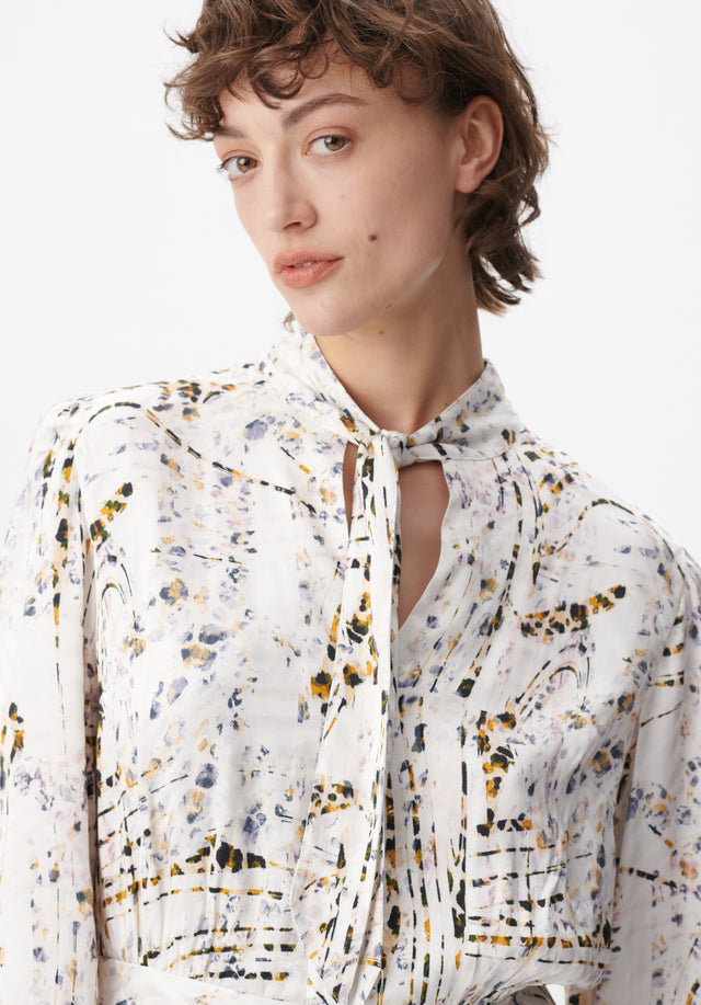 Dress Devrina stripy leo - It's a sophisticated shirt dress with a fresh and dynamic... - 4/5