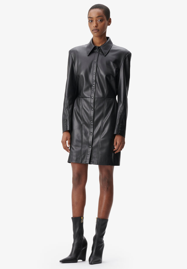 Dress Dorith black - It's a different kind of shirt dress. Dorith is made... - 1/6