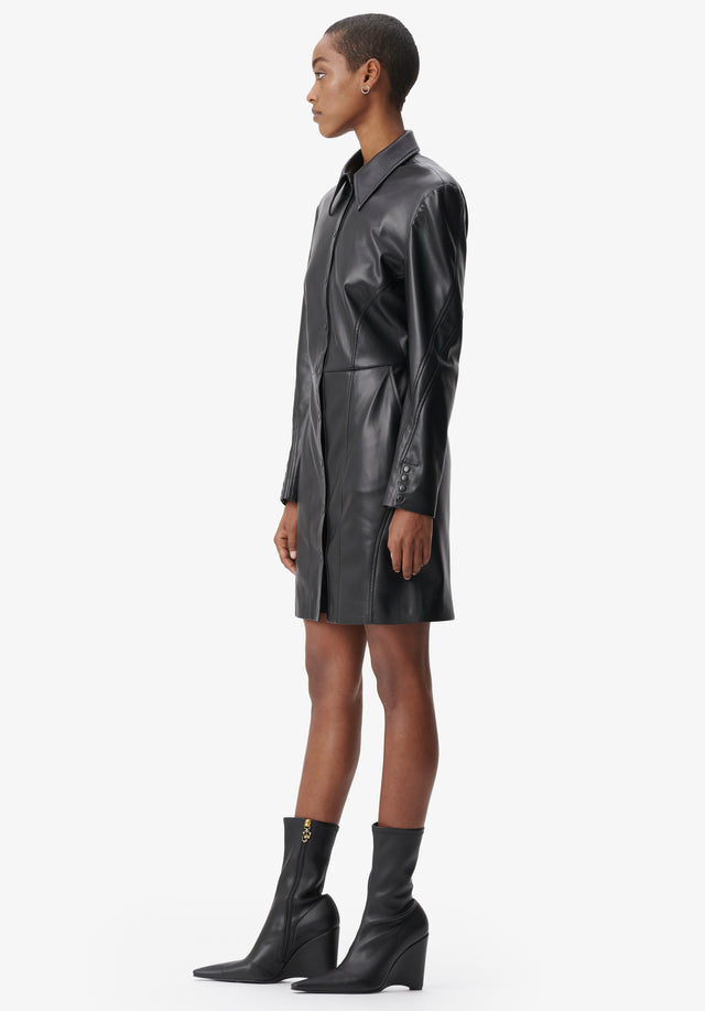 Dress Dorith black - It's a different kind of shirt dress. Dorith is made... - 5/6