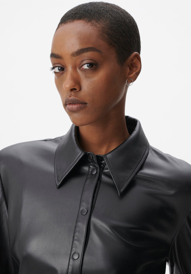 Dress Dorith black - It's a different kind of shirt dress. Dorith is made... - 4/6