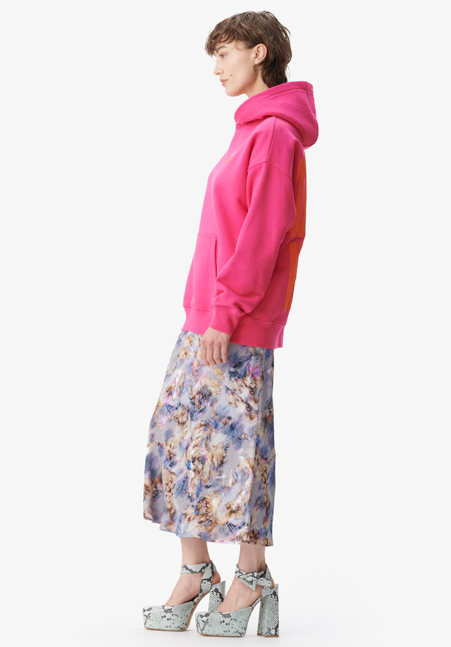 Hoodie Irina treasure dragonfruit - The soft jersey hoodie features a slightly longer hem and... - 3/6