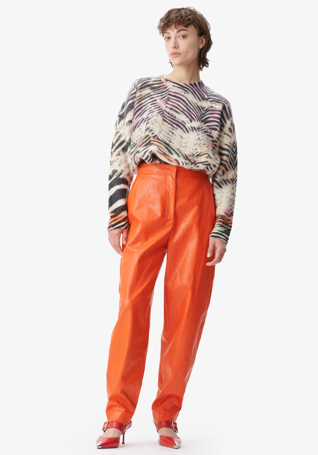 Jumper Kacylito zebra shibori - Knitwear with a distinctive style. Featuring a distressed zebra print... - 5/6