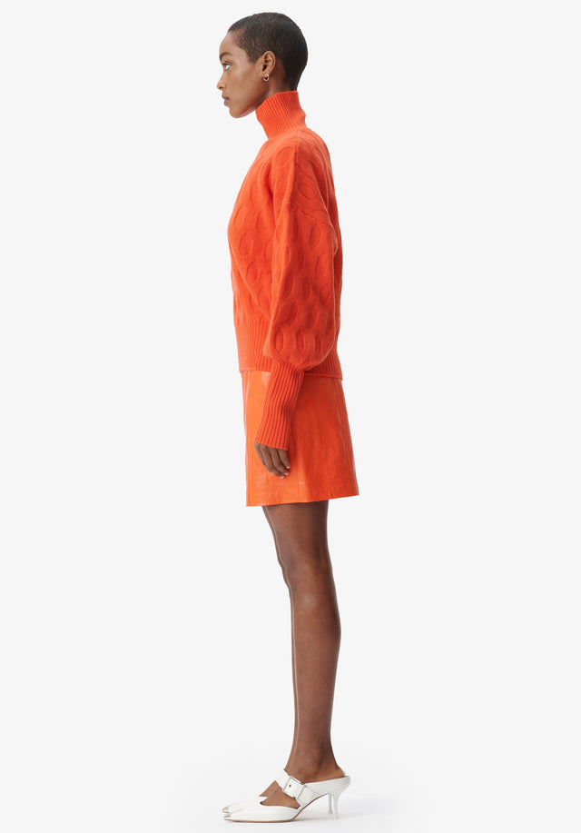 Jumper Kaito paprika - You will love this honeycomb-patterned wool and cashmere jumper this... - 3/6
