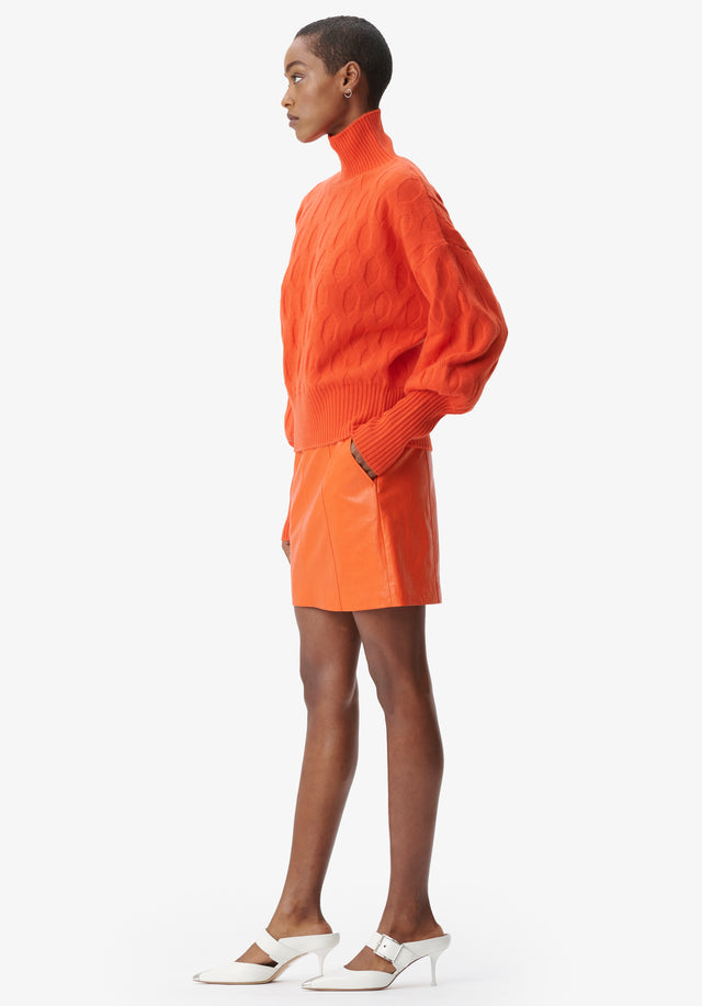 Jumper Kaito paprika - You will love this honeycomb-patterned wool and cashmere jumper this... - 2/6