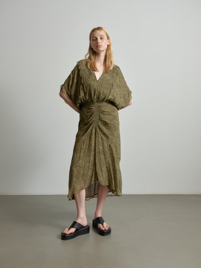 Dress Dilyana maze garden - It's the perfect day dress. Designed in a caftan style,... - 1/2