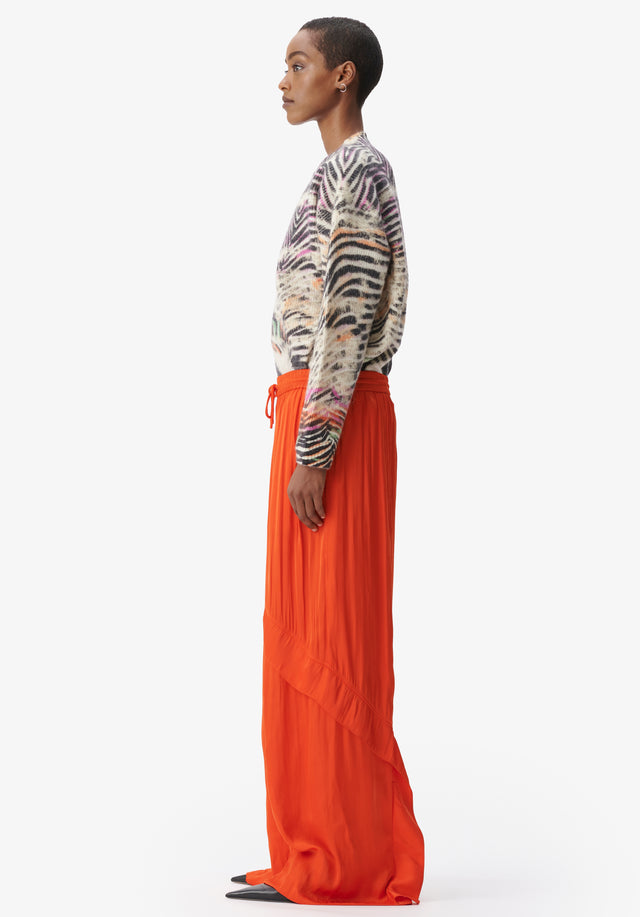 Pants Perre paprika - These lightweight pants are made from a liquid fabric that... - 2/5