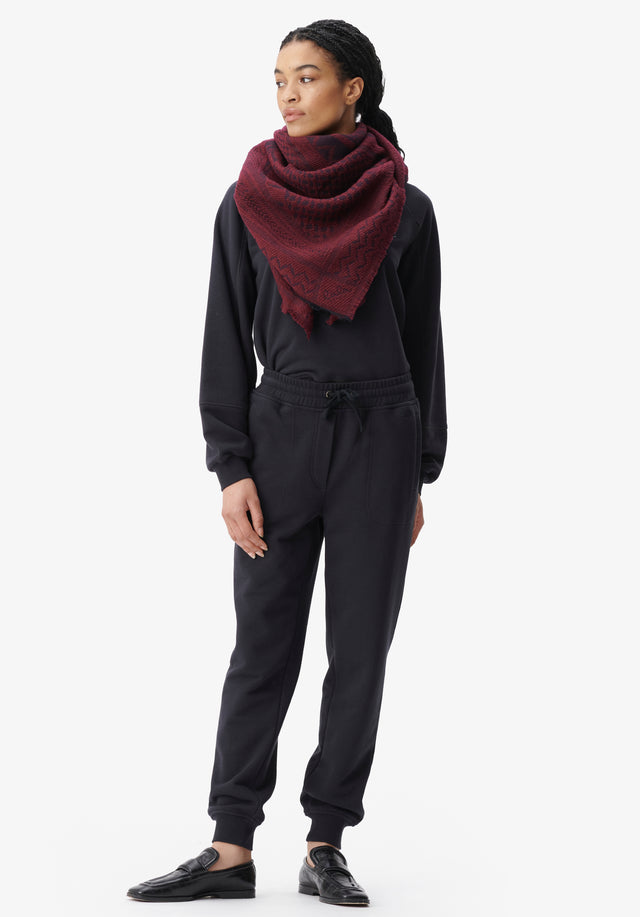 Scarf Anais zebra swirl fudge - Anais is a large cube adorned with an intricately crafted... - 1/4