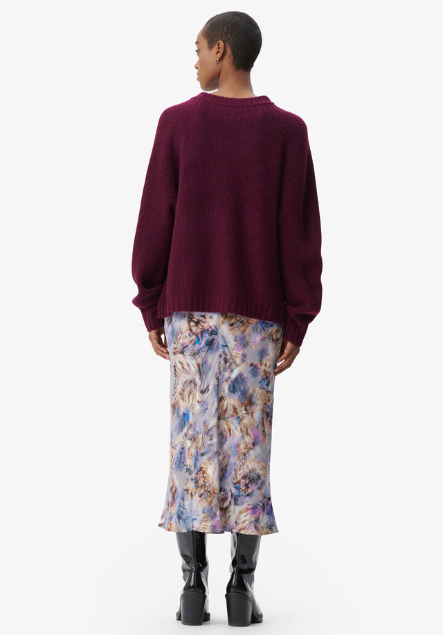 Skirt Sasa spiral shibori - A feminine skirt cut on bias, made of satin viscose,... - 3/6