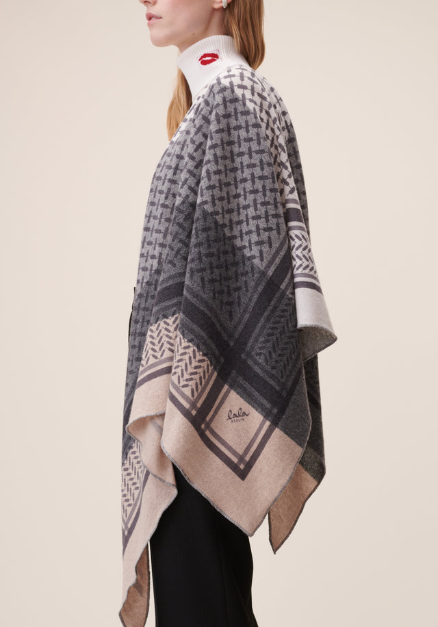 Triangle Trinity Classic Light M Multicolor Stripes Classic - A luxuriosly soft, triangle shaped cashmere scarf, featuring a classic... - 1/4