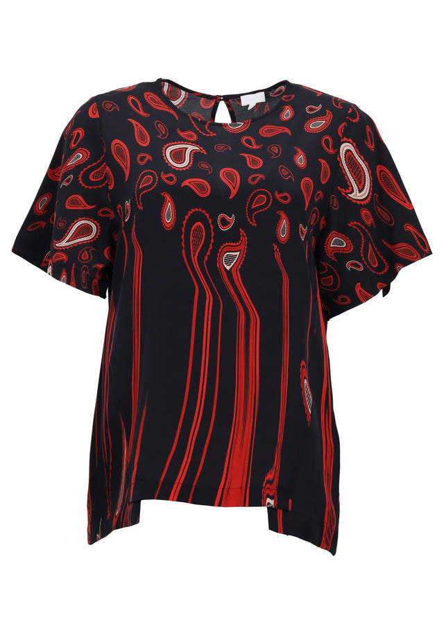 Pre-loved Top Zinnia Paisley - M Stretched Paisley Fire - This item has been loved by someone before you, but... - 1/1