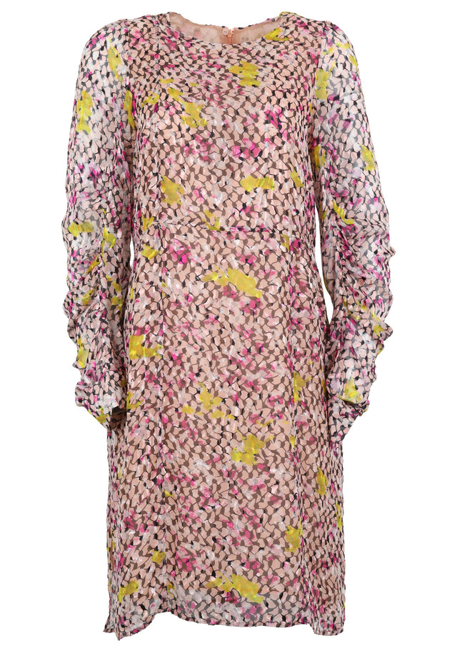 Pre-loved Dress Doucie - M Kufiya Cosmos Pink - An easy throw-on-and-go dress sporting our Kufiya Cosmos Pink print,... - 1/1