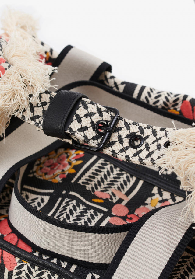 Big Bag Muriel heritage flower embroidery - Introducing our Spring Summer 2024 special Big Bag Muriel This... - 2/5