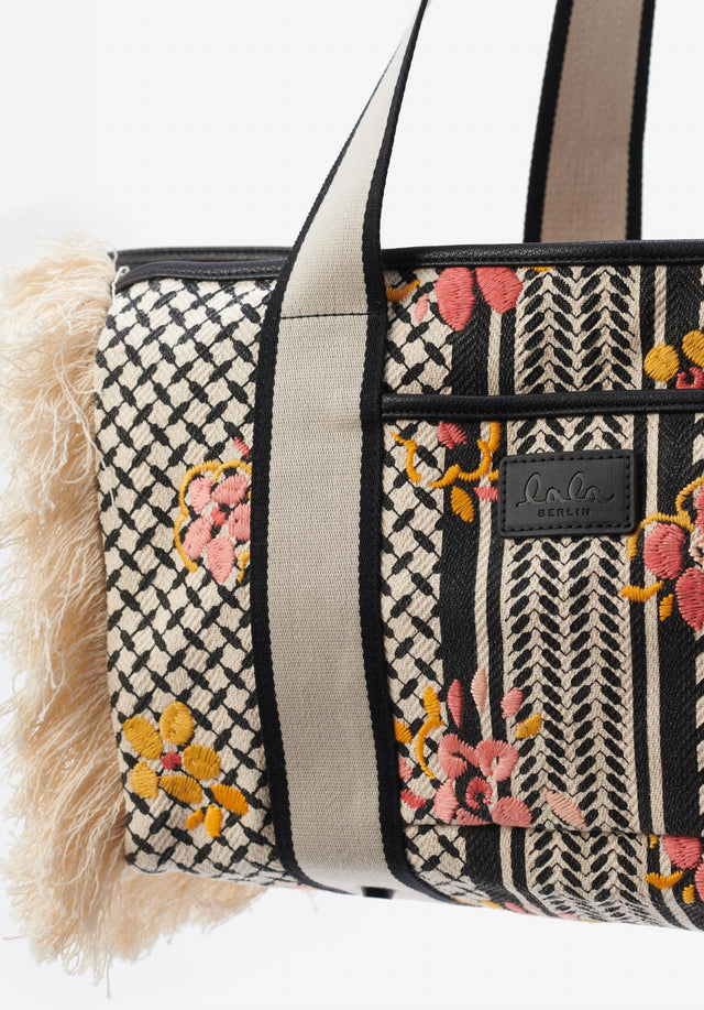 Big Bag Muriel heritage flower embroidery - Introducing our Spring Summer 2024 special Big Bag Muriel This... - 4/5