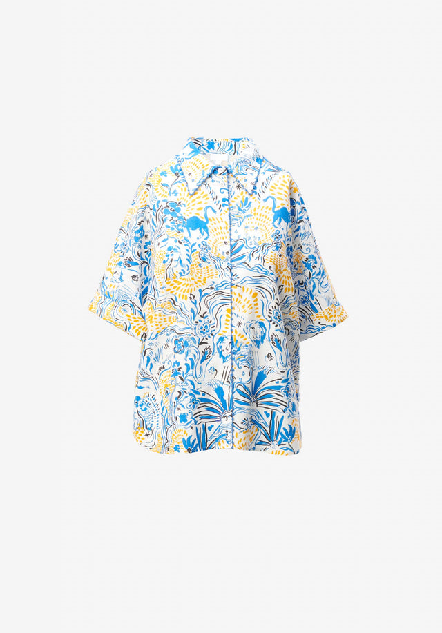 Blouse Betta magic garden day - Crafted with care from a luxurious linen viscose blend, this... - 2/3
