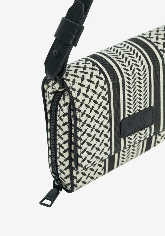 Crossbody Migrid heritage stripe black - A new look for our seasonal heritage crossbody bag. Designed... - 3/6