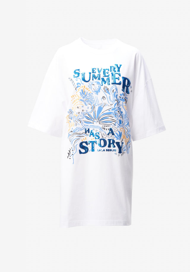 Dress Layana summer stories - Introducing Layana, the oversized T-dress that embodies your summer saga.... - 2/2