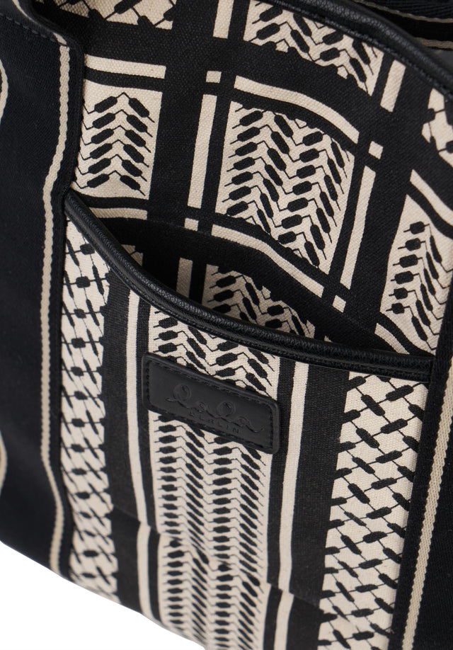 East West Tote Marin heritage stripe black - As classic as they come, but with a modern twist.... - 4/5