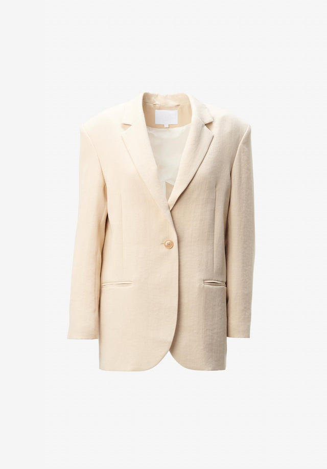 Jacket Janet sesame - Introducing Jacket Janet in a refreshing spring/summer creme version, expertly... - 3/4