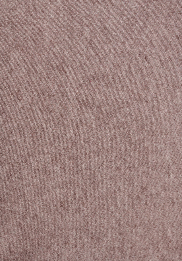 Triangle Solid Logo M Stradivari Dark brown melange - A new take on our luxuriosly soft, triangle shaped cashmere... - 3/4