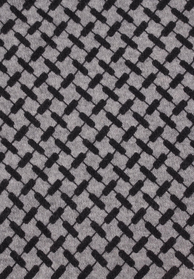 Triangle Trinity Classic M City Middlegrey melange - A luxuriosly soft, triangle shaped cashmere scarf, featuring a classic... - 3/6