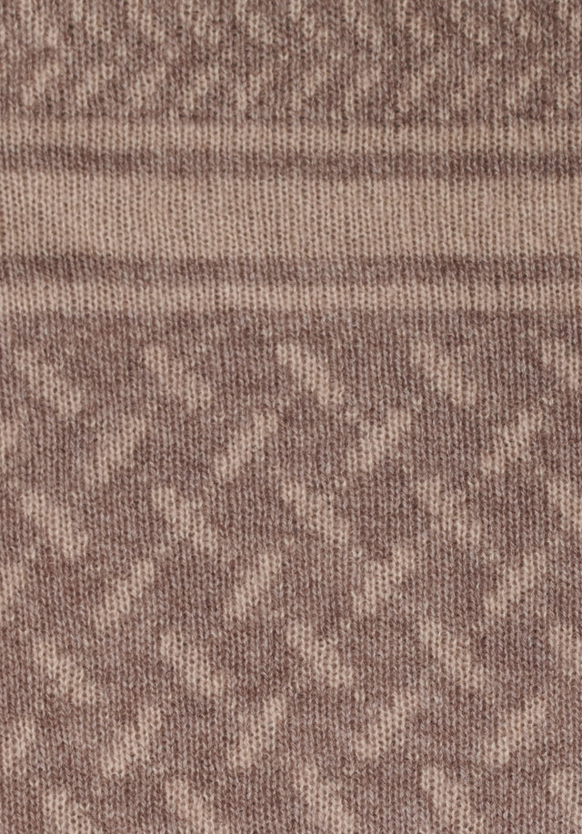 Cushion Trinity Classic Stradivari Dune - A soft and luxurious cashmere pillow with a jacquard pattern... - 4/4