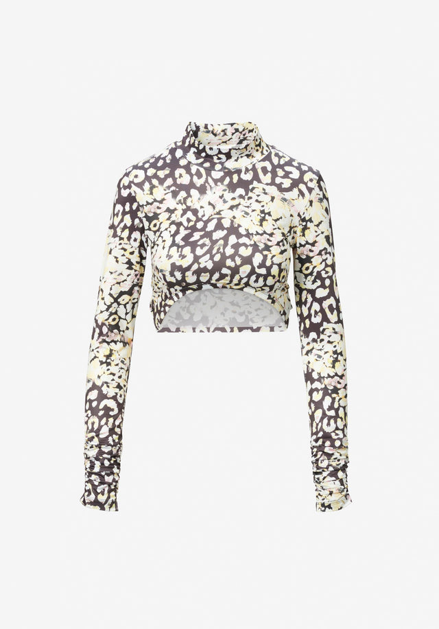 Longsleeve Issay floral leo - A sexy silhouette with a floral leo print. Our brand...