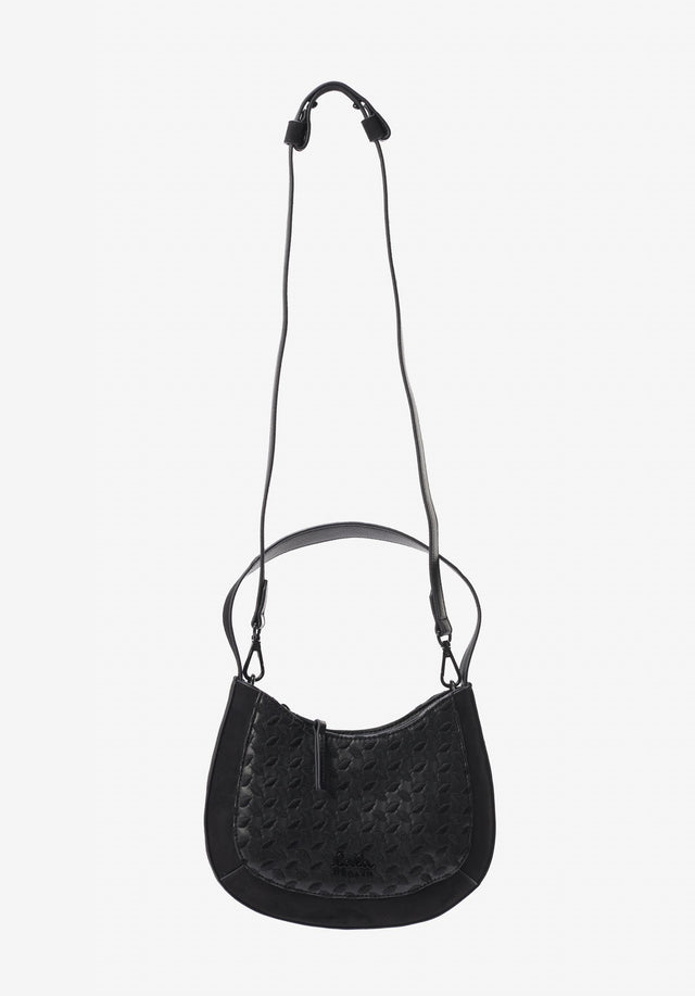 Mini Shoulderbag Mesca heritage embroidery black - Mini shoulder bag Mesca is crafted from premium vegan leather,... - 2/4