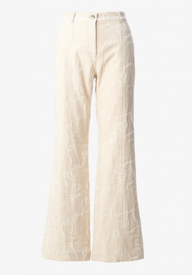 Pants Pamir lalagram jacquard sesame - Introducing the perfect complement to the iconic Jacket Jacek: the... - 2/2