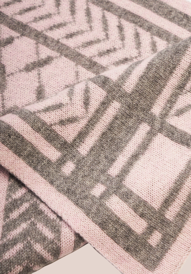Scarf Chuck City Candy - A soft cashmere scarf with an elaborate jaquard knitting technique... - 1/3