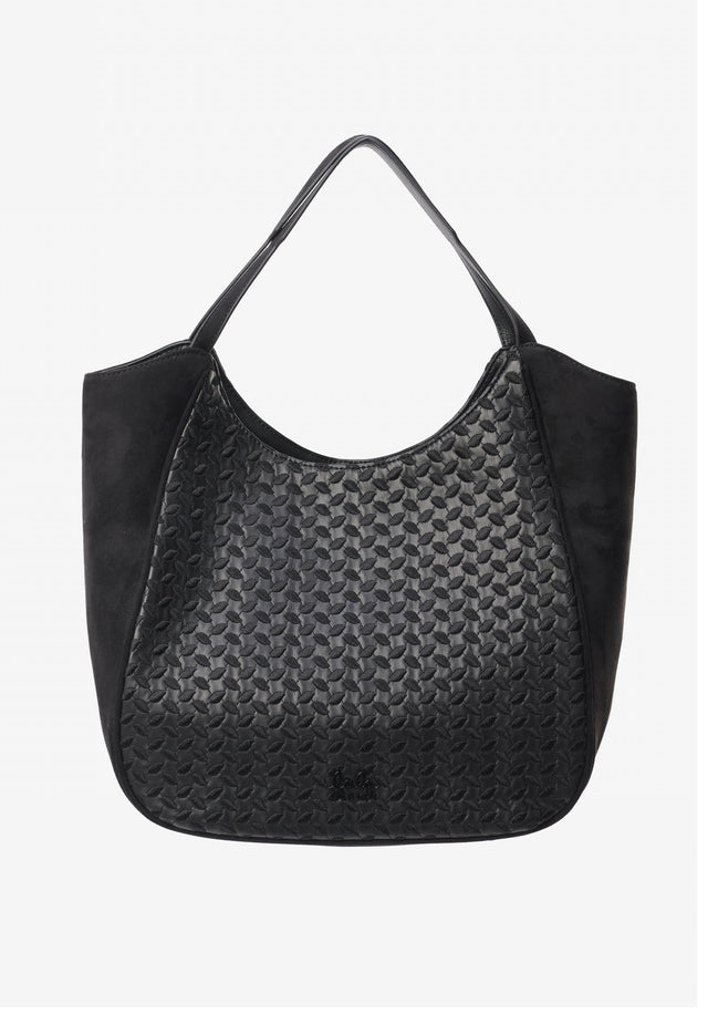 Shopper Mar heritage embroidery black - This elegant yet practical shopper bag is spacious enough to... - 1/4