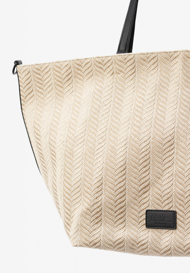 Shopper Monna chevron creme brulee - An elegant silhouette with a soft feel. For women on... - 2/4