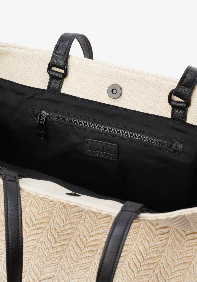 Shopper Monna chevron creme brulee - An elegant silhouette with a soft feel. For women on... - 4/4