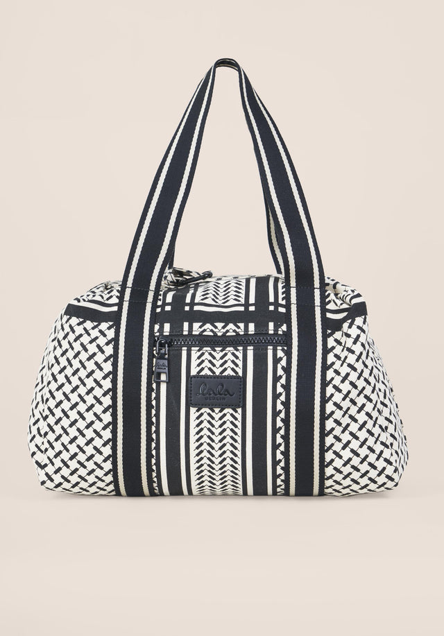 Small Bag Muriel Heritage Off-White_Black - A small version of our bestselling Big Bag Muriel, made... - 4/7