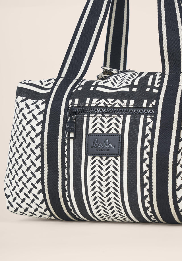 Small Bag Muriel Heritage Off-White_Black - A small version of our bestselling Big Bag Muriel, made... - 5/7