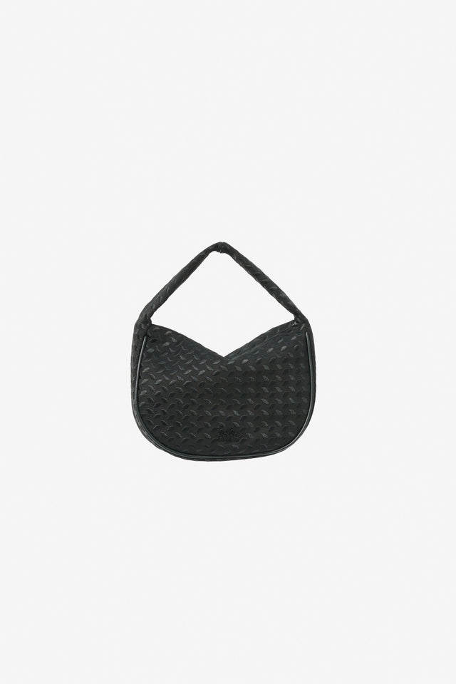 Small Handbag Merve heritage suede black - This cushiony handbag is made from soft vegan suede and... - 6/6