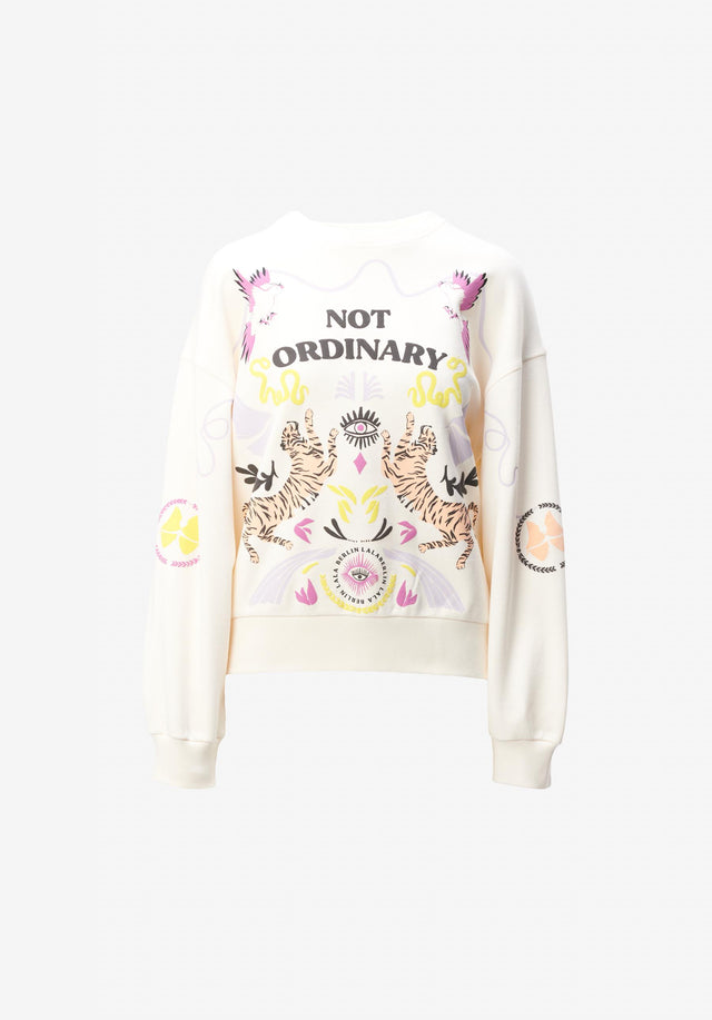 Sweatshirt Izoni not ordinary egret - Crafted from heavenly soft cotton, this piece seamlessly combines sporty... - 1/1