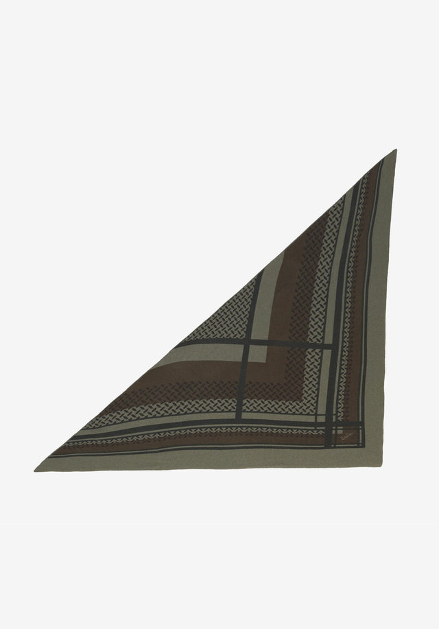 Triangle Double Heritage leaf olive - Indulge in the epitome of modern luxury with a Lala... - 1/2