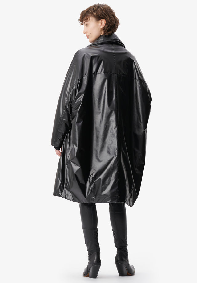 Coat Ophir black - Enjoy the cocoony feel of this very special design this... - 3/6