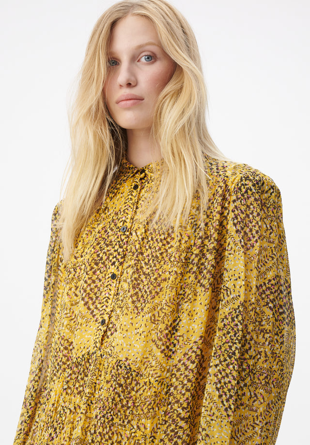 Dress Daneris heritage star yellow - A symmetrical pattern reminiscent of oriental tiles inspired our heritage... - 4/6