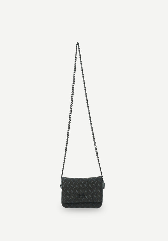 Micro Crossbody Maite heritage suede black - We are in love with this cute bag. Featuring a... - 1/5