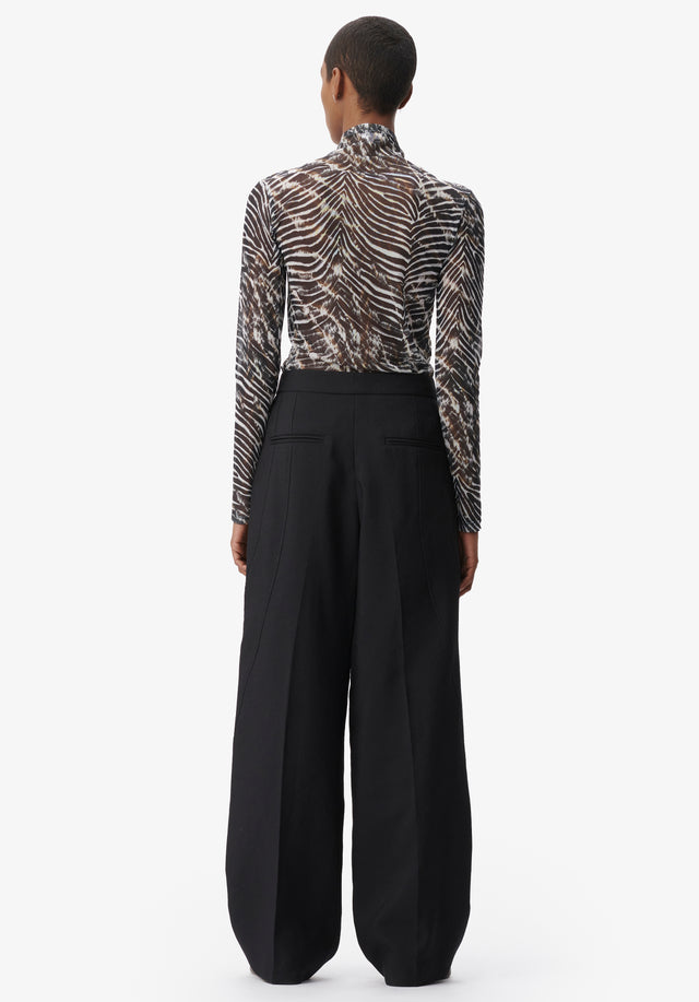 Pants Pevla black - These slouchy suit pants are made of viscose blends with... - 3/6