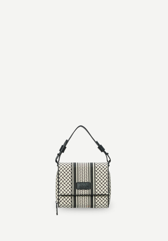 Crossbody Migrid heritage stripe black - A new look for our seasonal heritage crossbody bag. Designed... - 1/6
