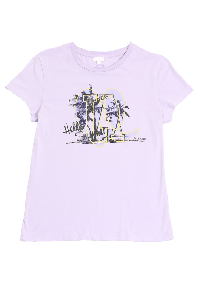 Pre-loved T-Shirt Cara Beach - XS purple - The classic Cara. Made of lovely soft cotton and fitted... - 1/1