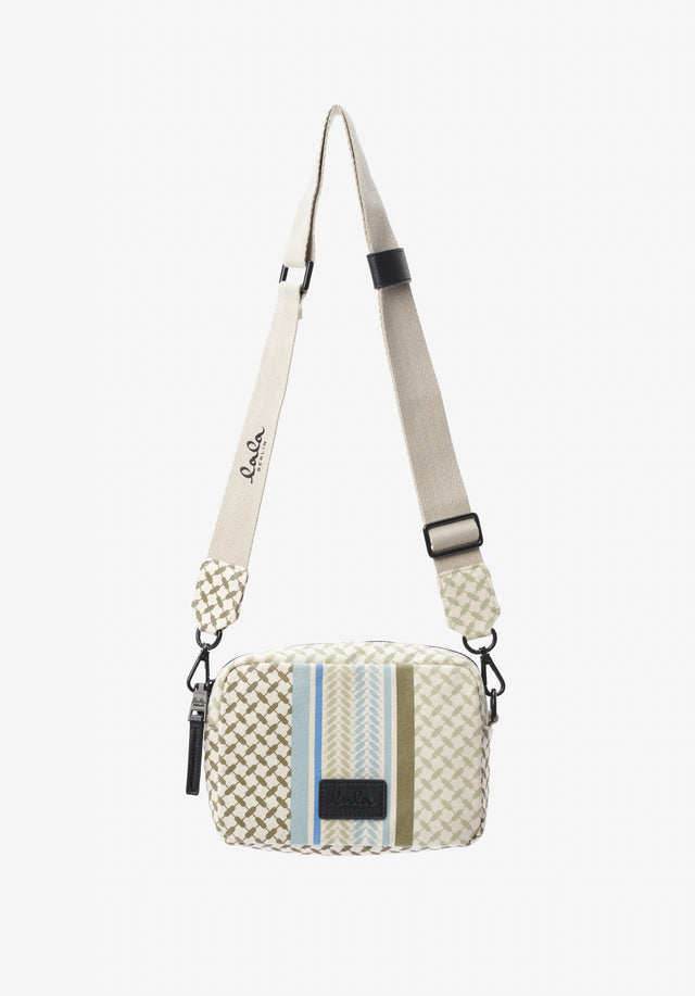 Crossbody Milly multicolor burnt olive - Featuring our classic heritage print in olive and blue sky...
