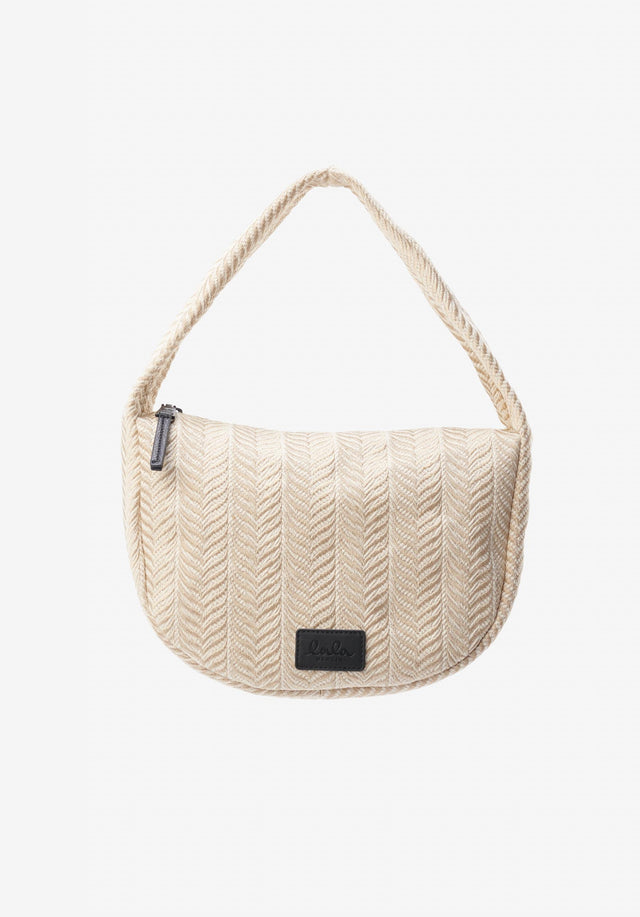 Handbag Mael chevron creme brulee - Elevate your summer style with the cushiony comfort and casual...
